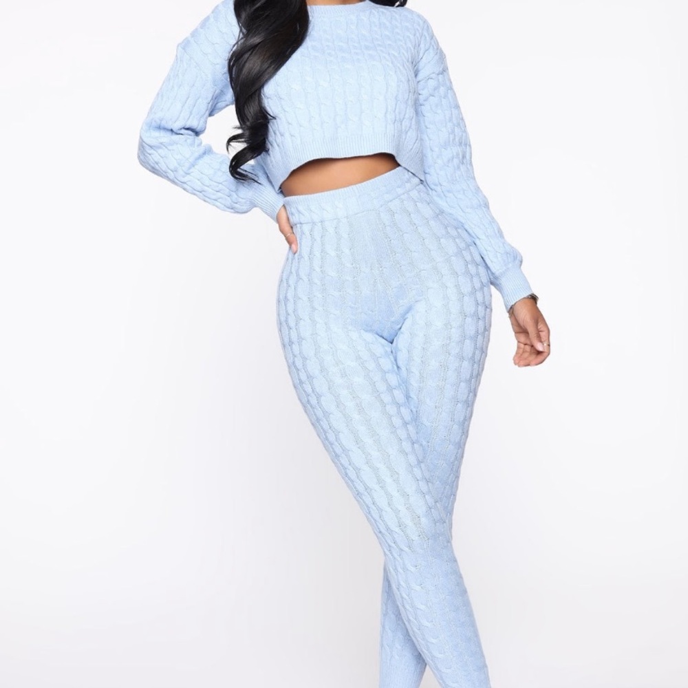 Two-piece Sweater Pant Set
